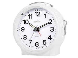 Elsie Sweeper Alarm Clock White 15572