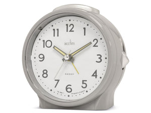 Elsie Sweeper Alarm Clock Pigeon Grey 15577