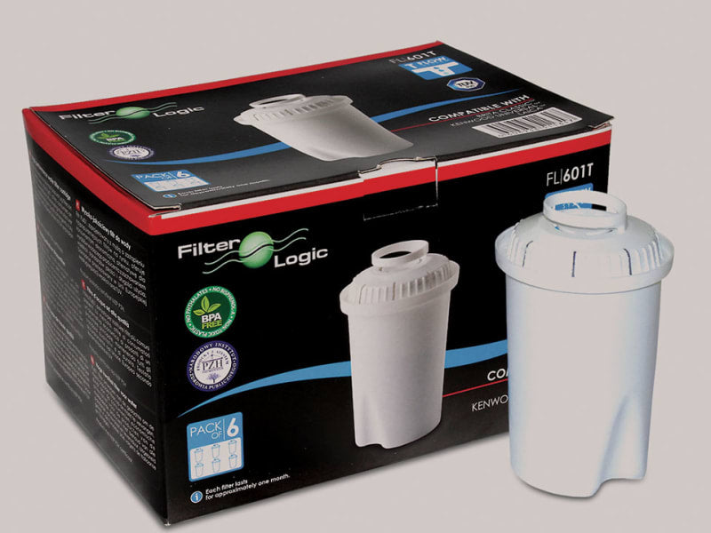 Water Filter Refill - Compatible with Brita Classic + Kenwood x 6 FL601G