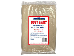 Laminated Cotton Twill Dust Sheet 3.5m x 2.6m HH1940