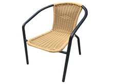 Load image into Gallery viewer, Rattan Steel Chair
