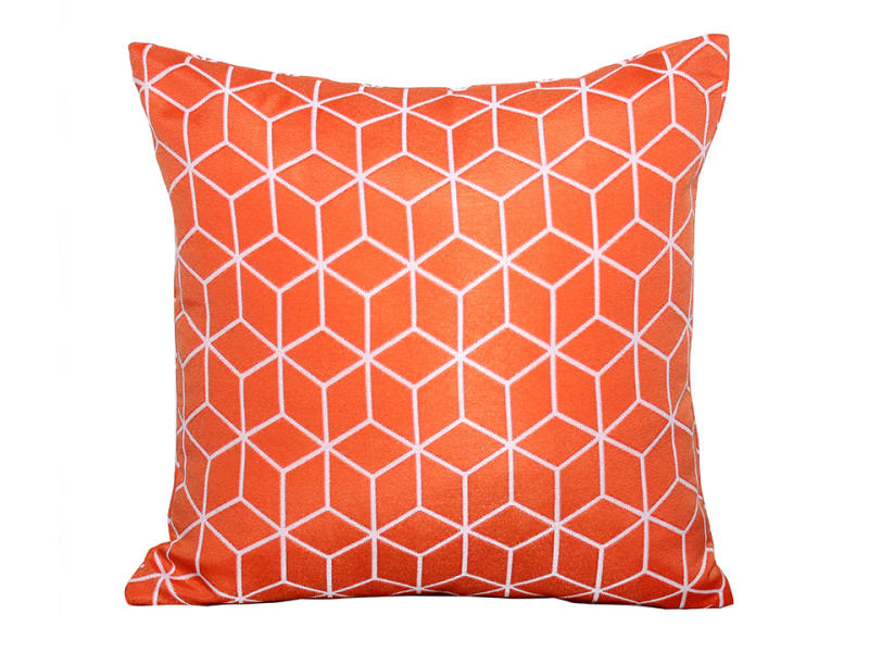 Scatter Cushion Orange Geo SC-ORANGEGEOMETRIC