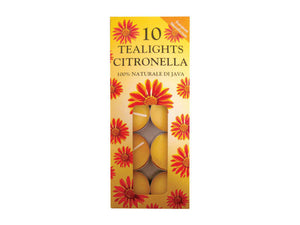 Citronella Tealights x 10 SUN101018