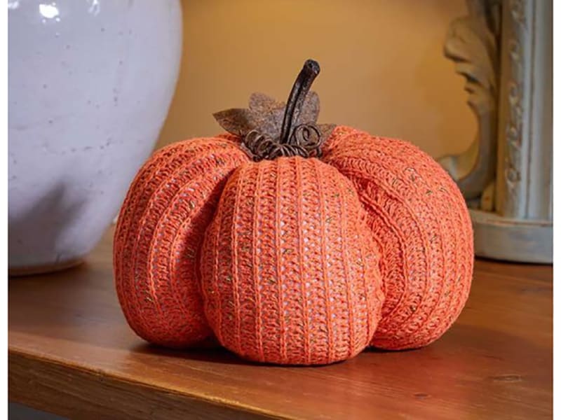 Plush Decor Pumpkin