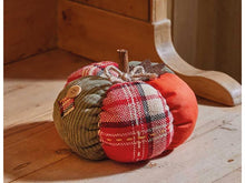 Load image into Gallery viewer, Plush Patchwork Pumpkin
