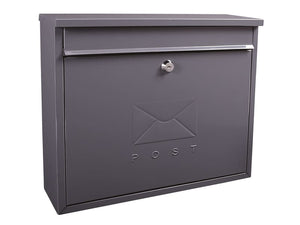 Elegance Rectangle Postbox Anthracite Large MB02