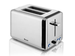 Polished Toaster 2 Slice Stainless Steel ST14062N