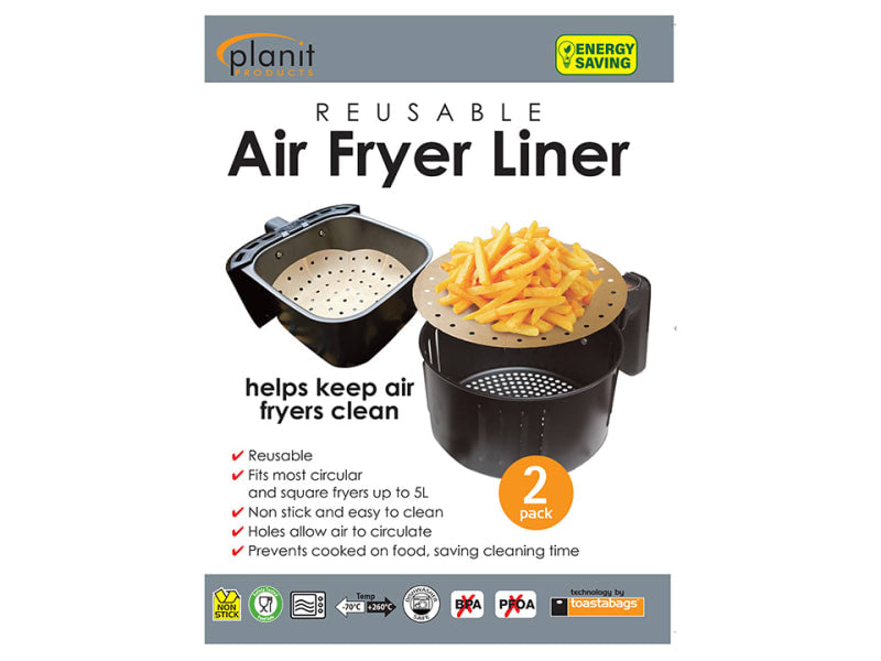 Air Fryer Liner Natural x 2 AFLN5L2W