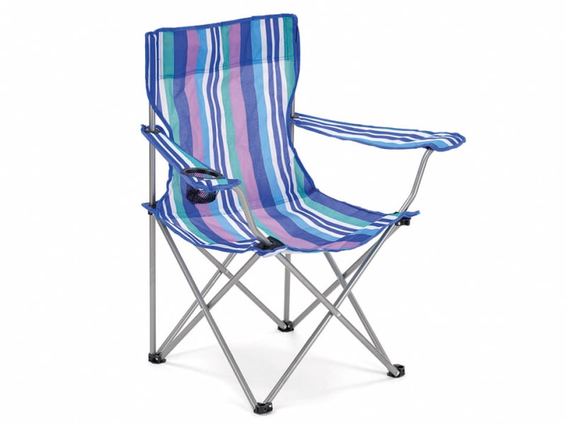 Camping Chair Stripes Blue OL0129